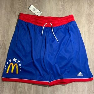 Adidas x Eric Emanuel McDonald's All American Jamfest Shorts GQ4114 XL & 2XL NWT